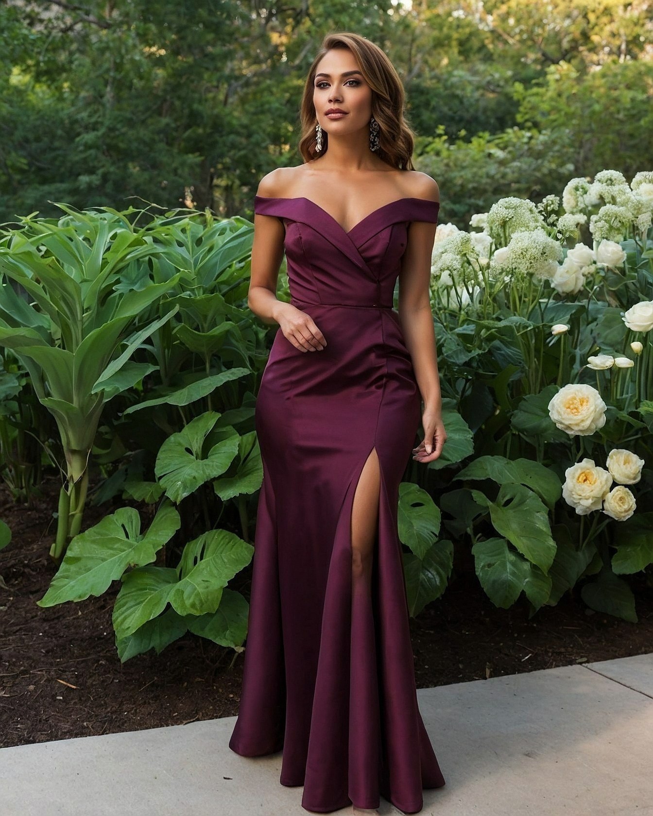 Why Off the Shoulder Necklines Work for Spring Gowns