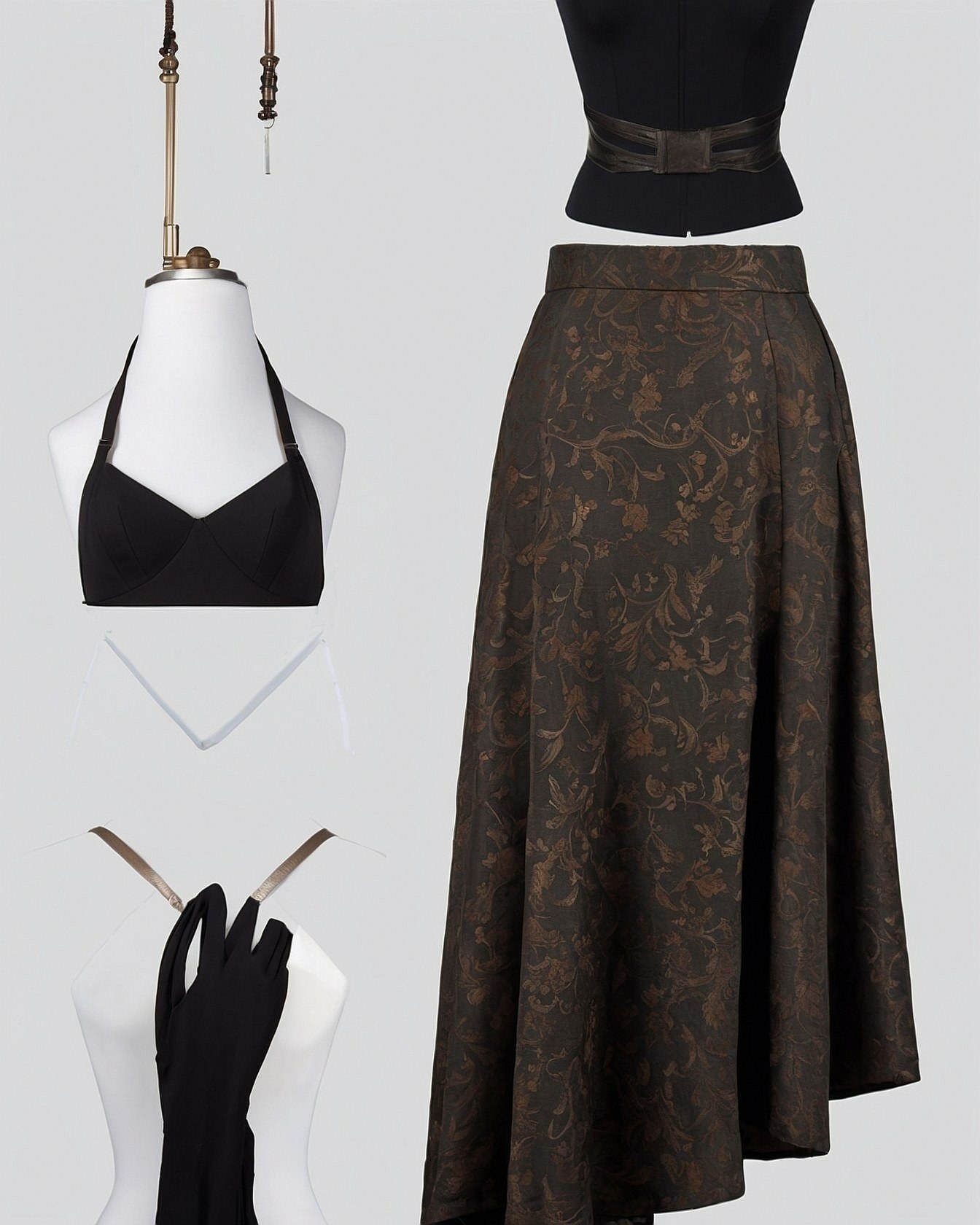 Pairing Structured Bodices With Flowing Fall Skirts