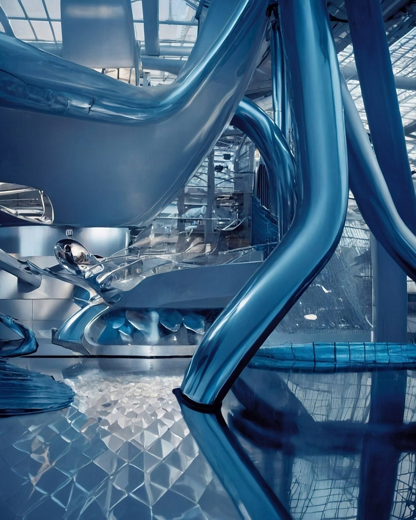 Why Futuristic Violet Blue Lockscreen Backgrounds Work Well