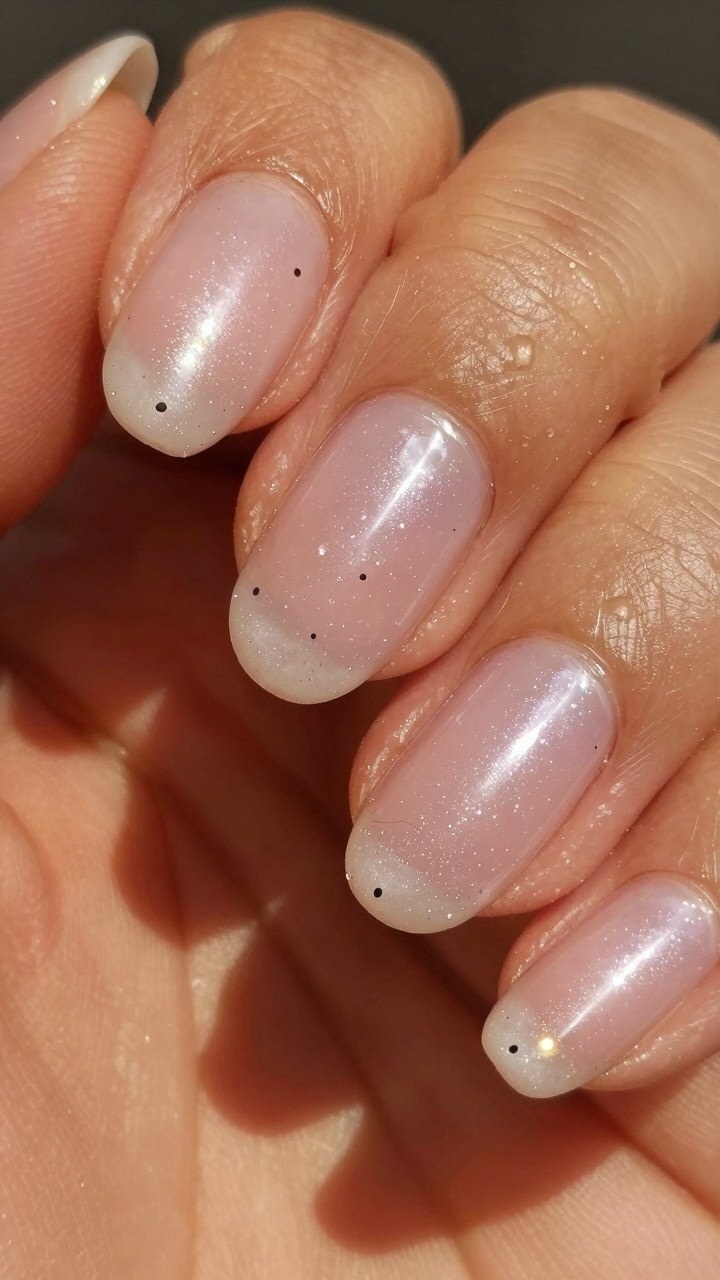 Minimalist Single Dot Nail Art Concepts