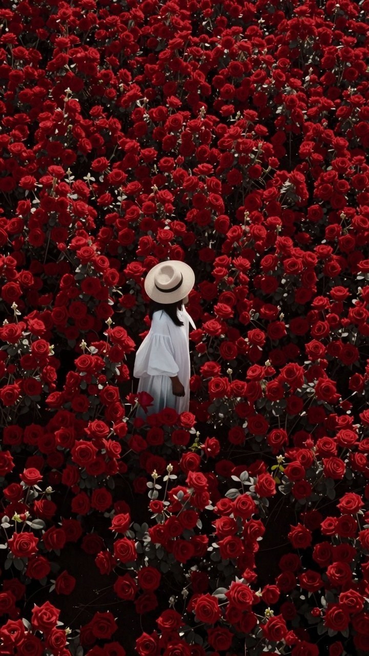 Deep Rose Garden Burgundy Wallpapers for Fall Screens