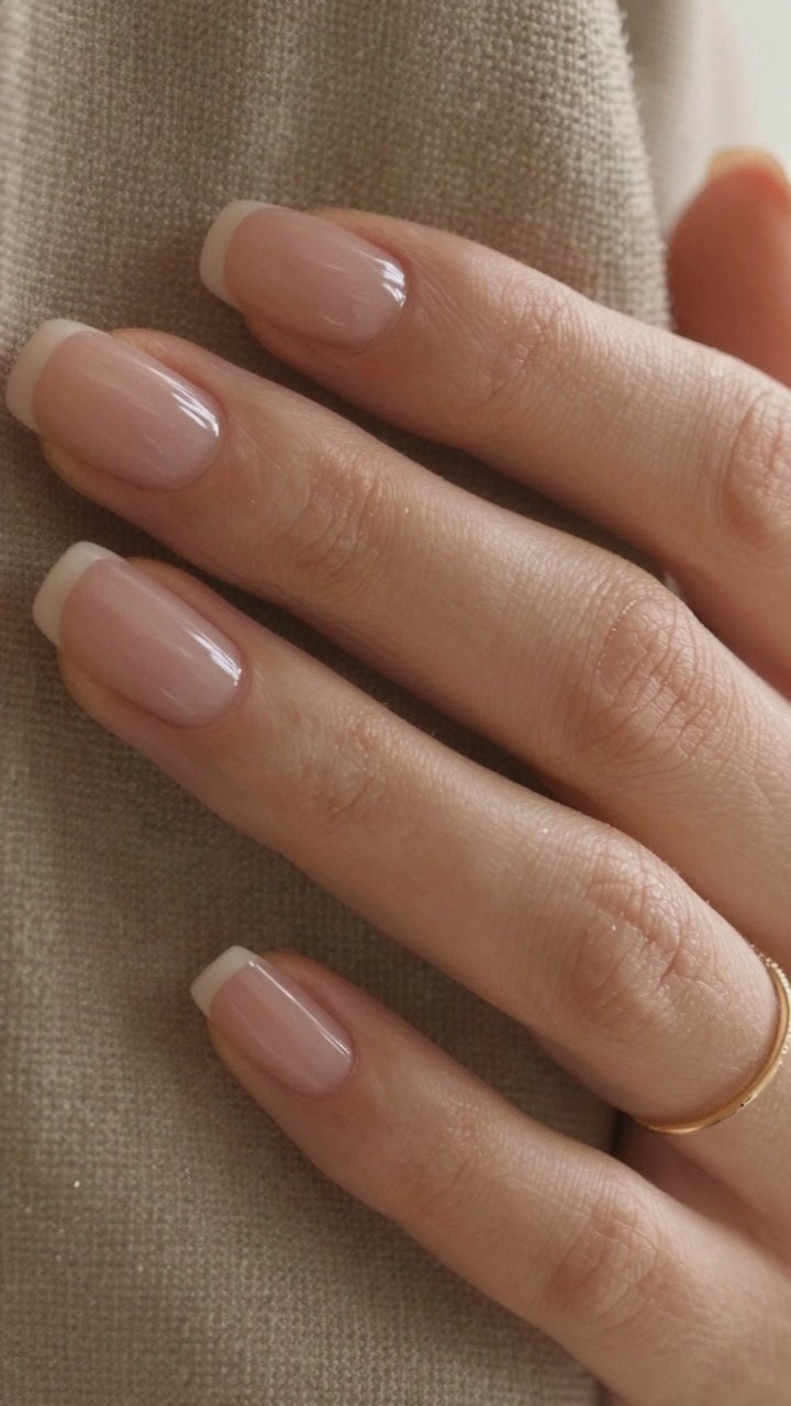 Classic Neutral Brown Nails for an Autumn Wardrobe
