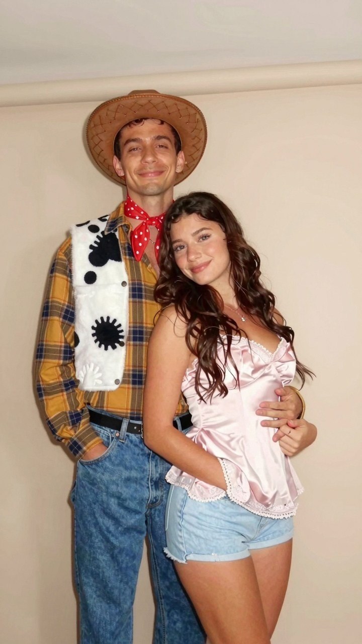 Mixing Cowboy Themes with Dalmatian Prints for Couples