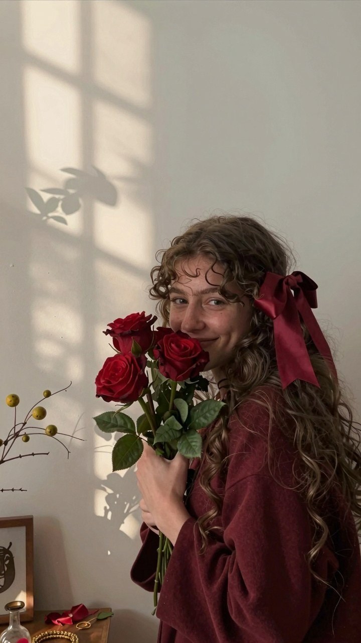 Adding Botanical Elements to Moodier Portrait Wallpapers
