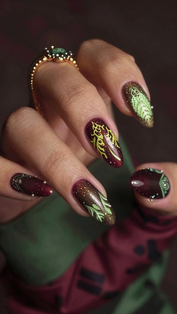Why Green Accents Work on Deep Magnetic Nail Bases