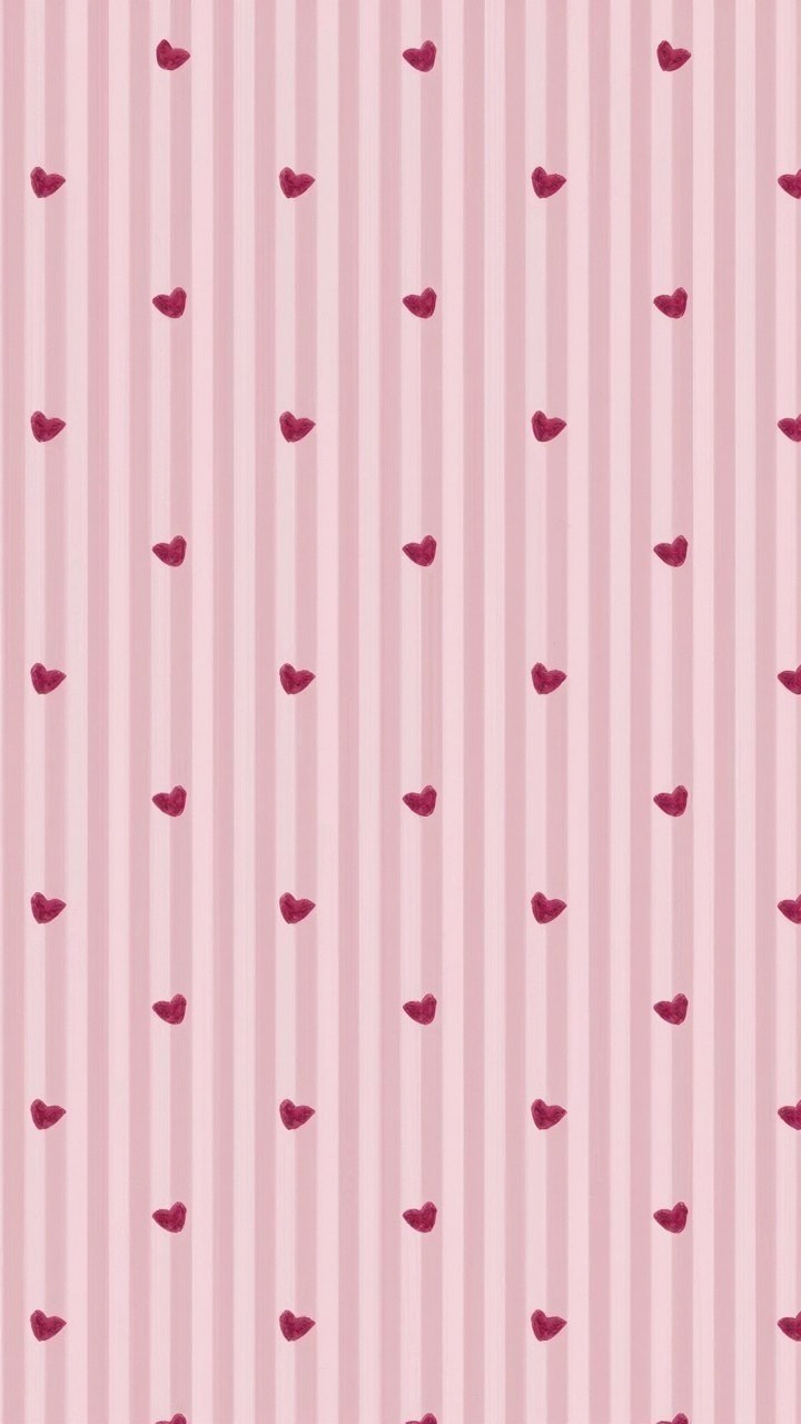 Charming Striped Holiday Backdrops with Tiny Hearts