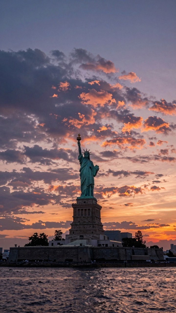Iconic Statue of Liberty Phone Backgrounds