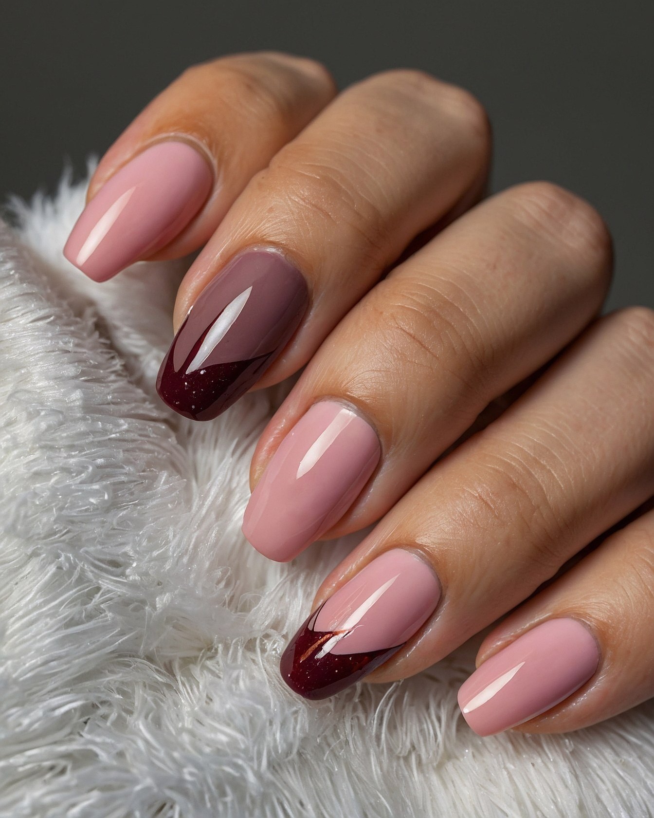 Elegant French Tips with a Touch of Sparkle