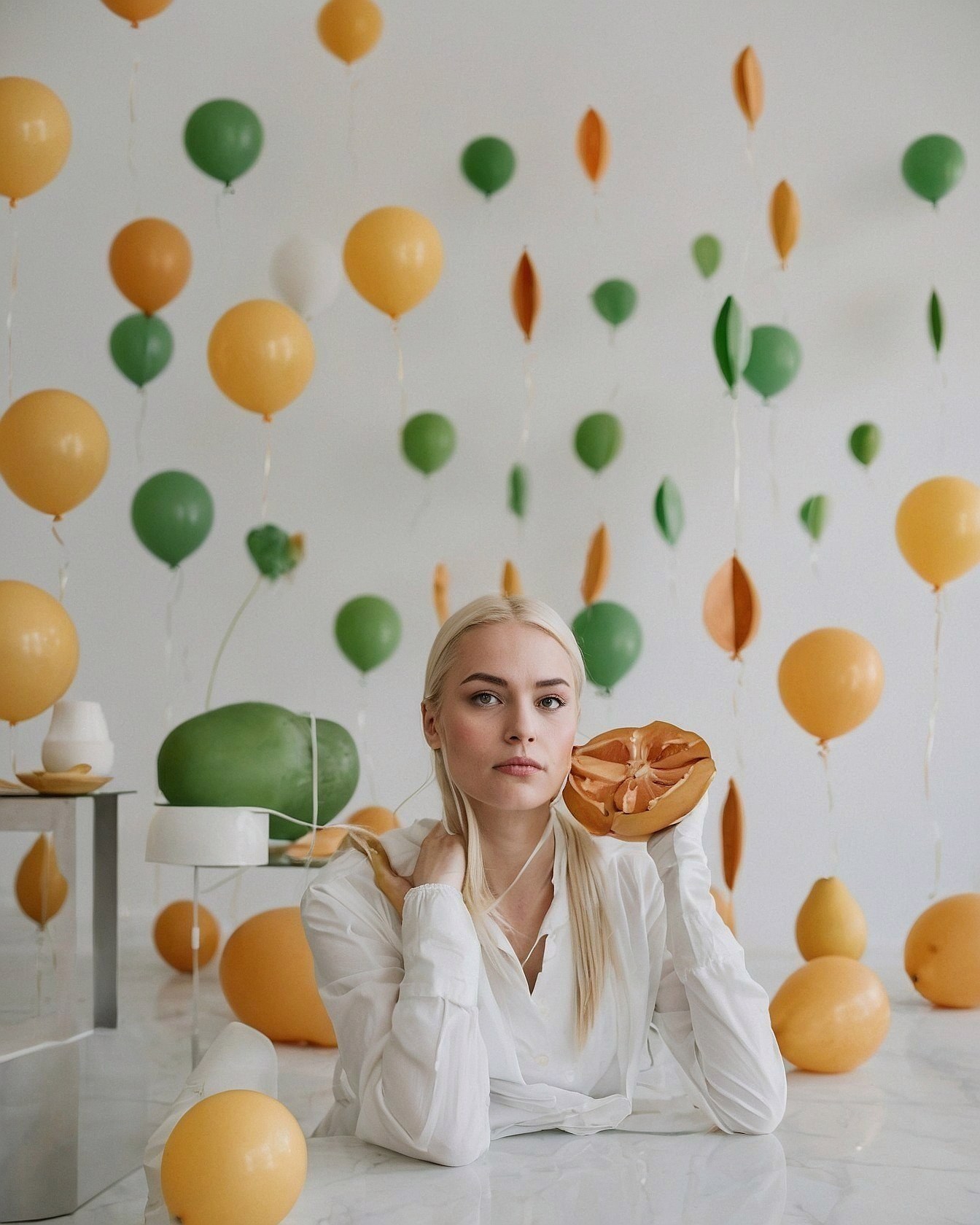 A White Shirt Styled for Whimsical Settings