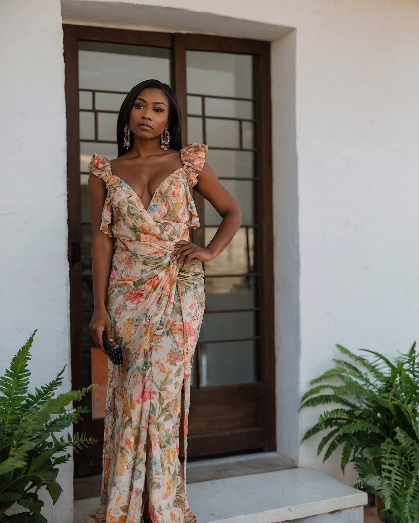 Delicate Ruffle Sleeves and a Gathering Detail