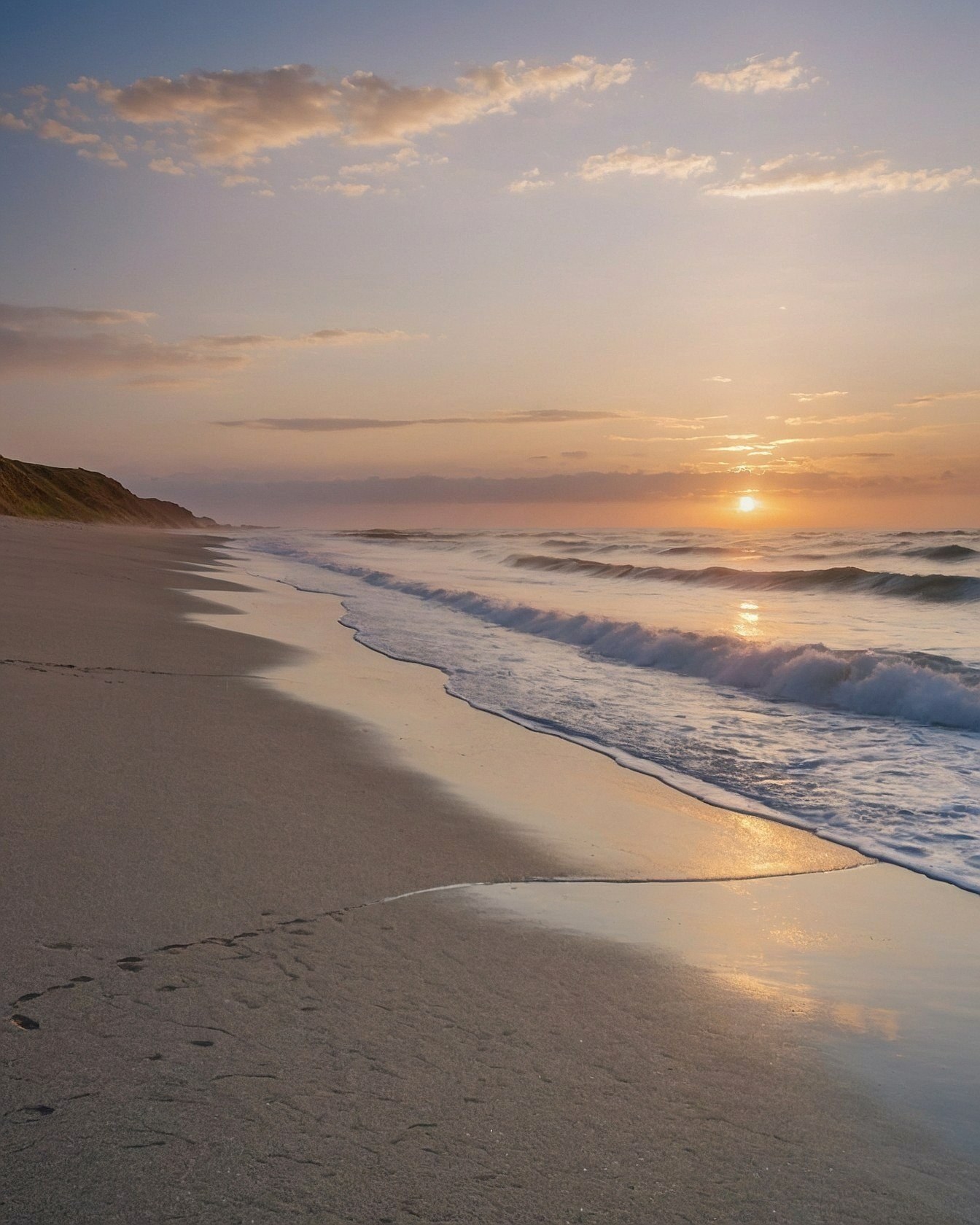 Ocean's Edge at Golden Hour