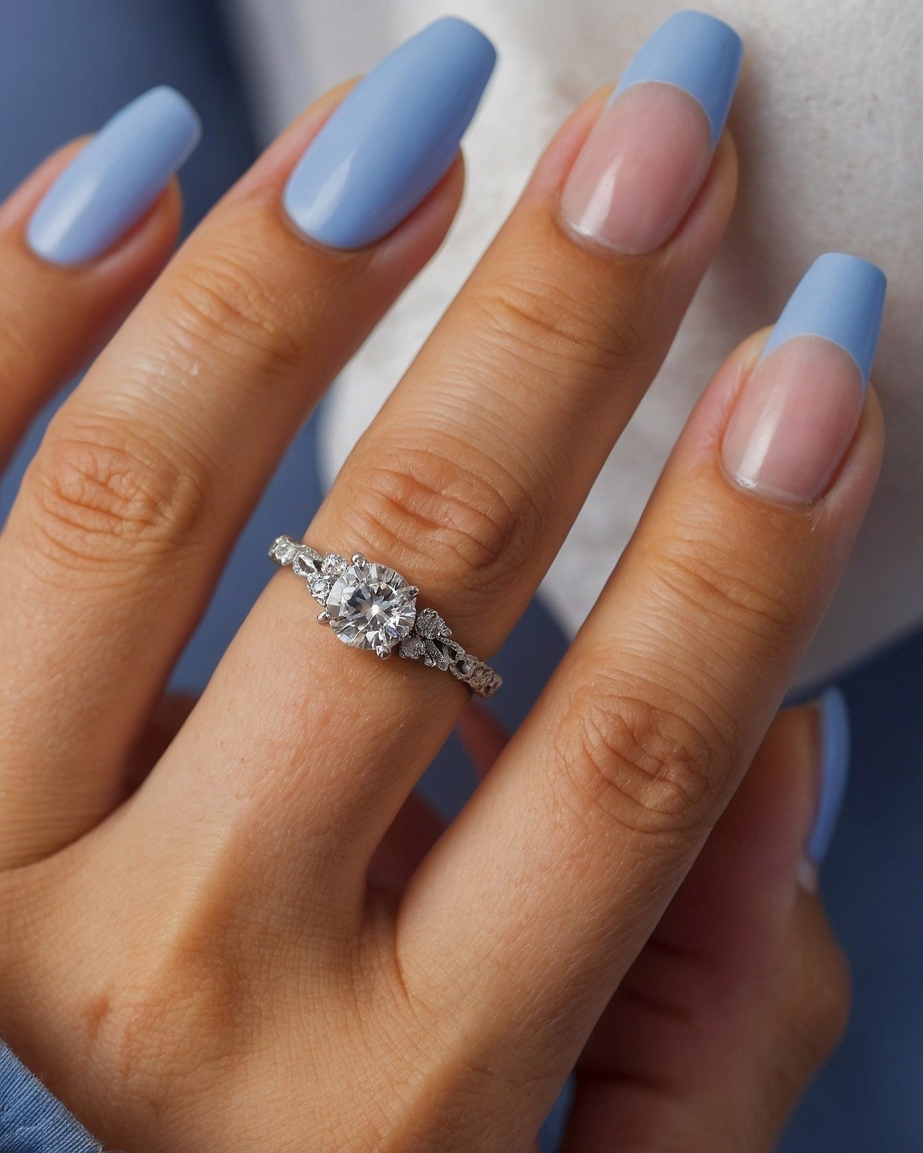 The Intricate Band on a Solitaire Ring