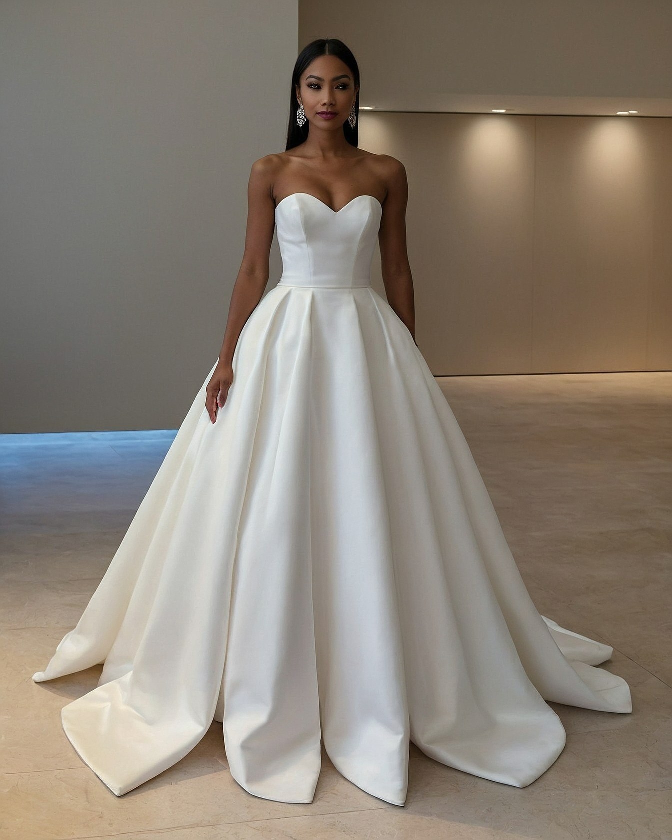 A Defined Waistband Creating Dramatic Volume