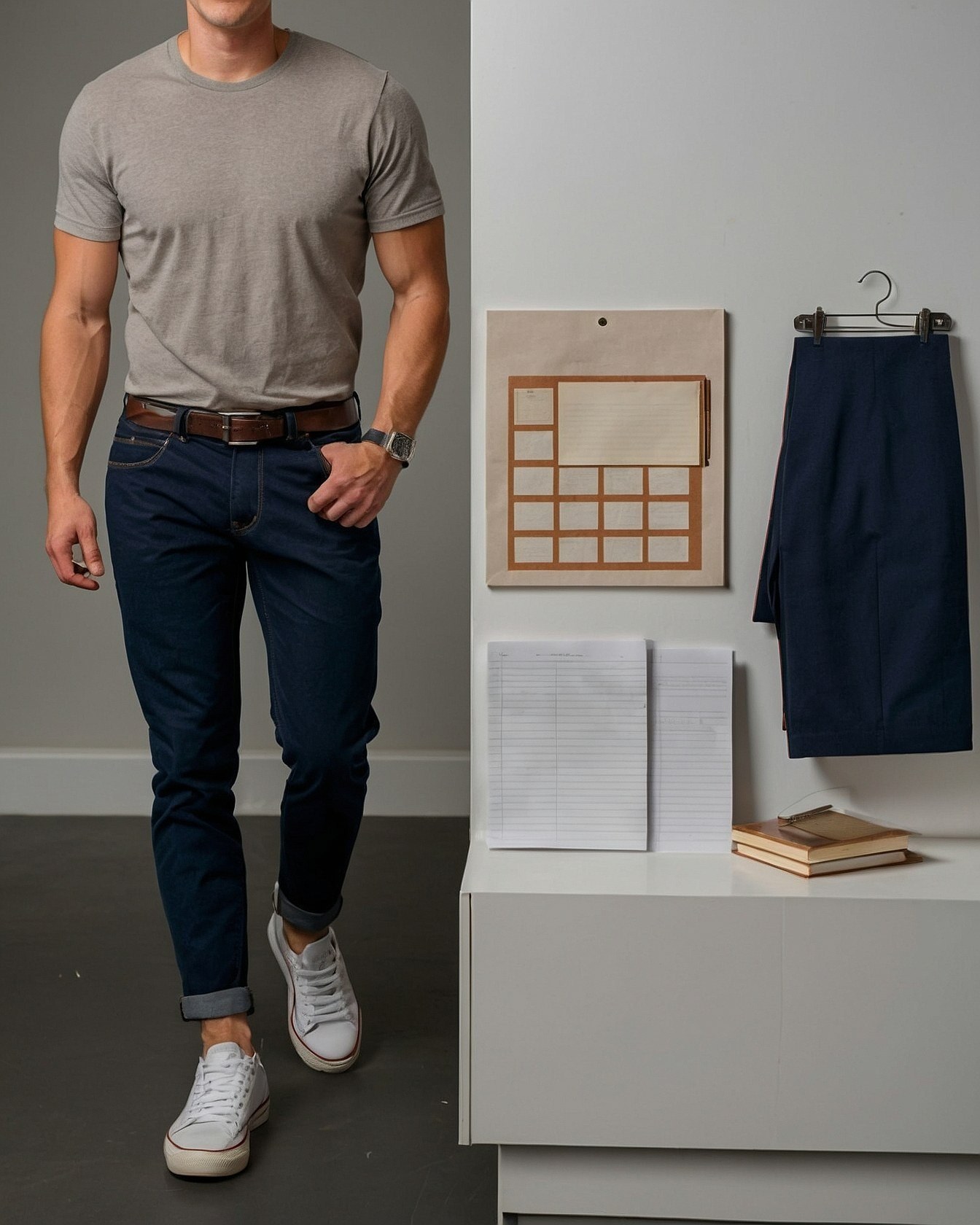 The Cuffed Hem and Textured Knit
