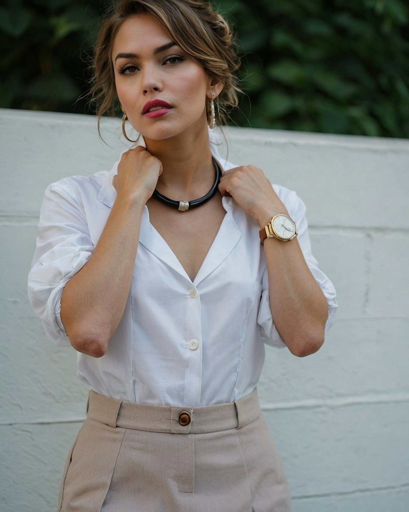 Crisp Shirt Cuffs and Tucked Details