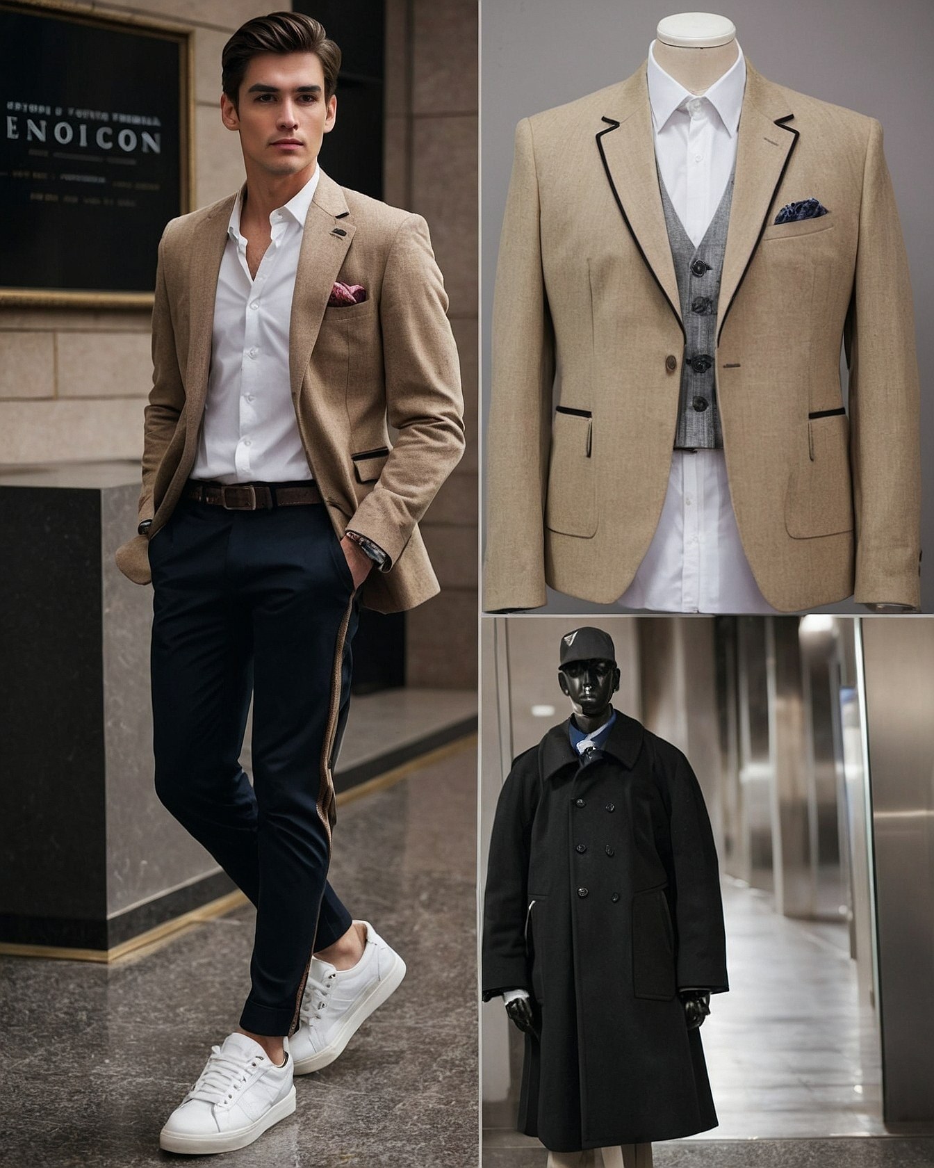 The Rolled Sleeve and Pocket Square Pairing