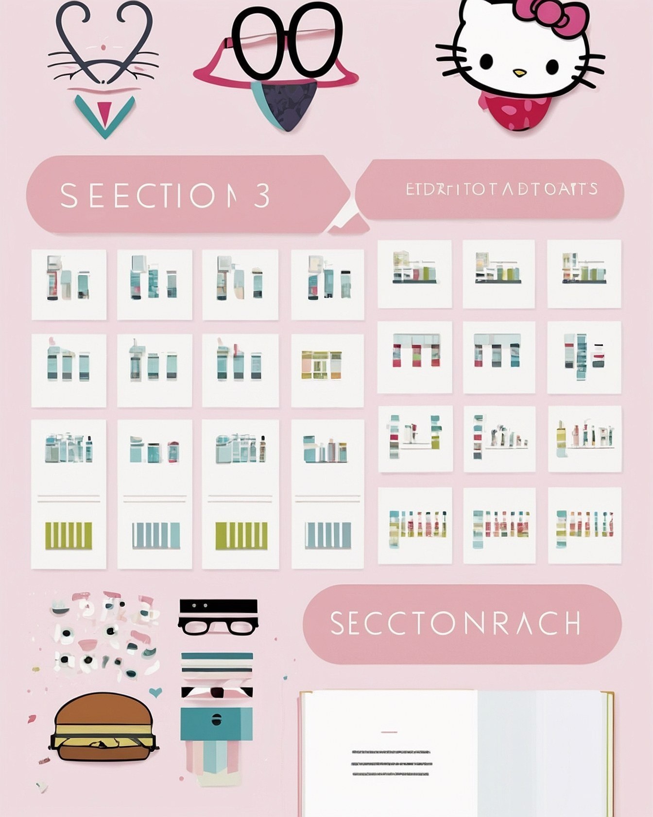 Illustration Series: Categorized Product Displays