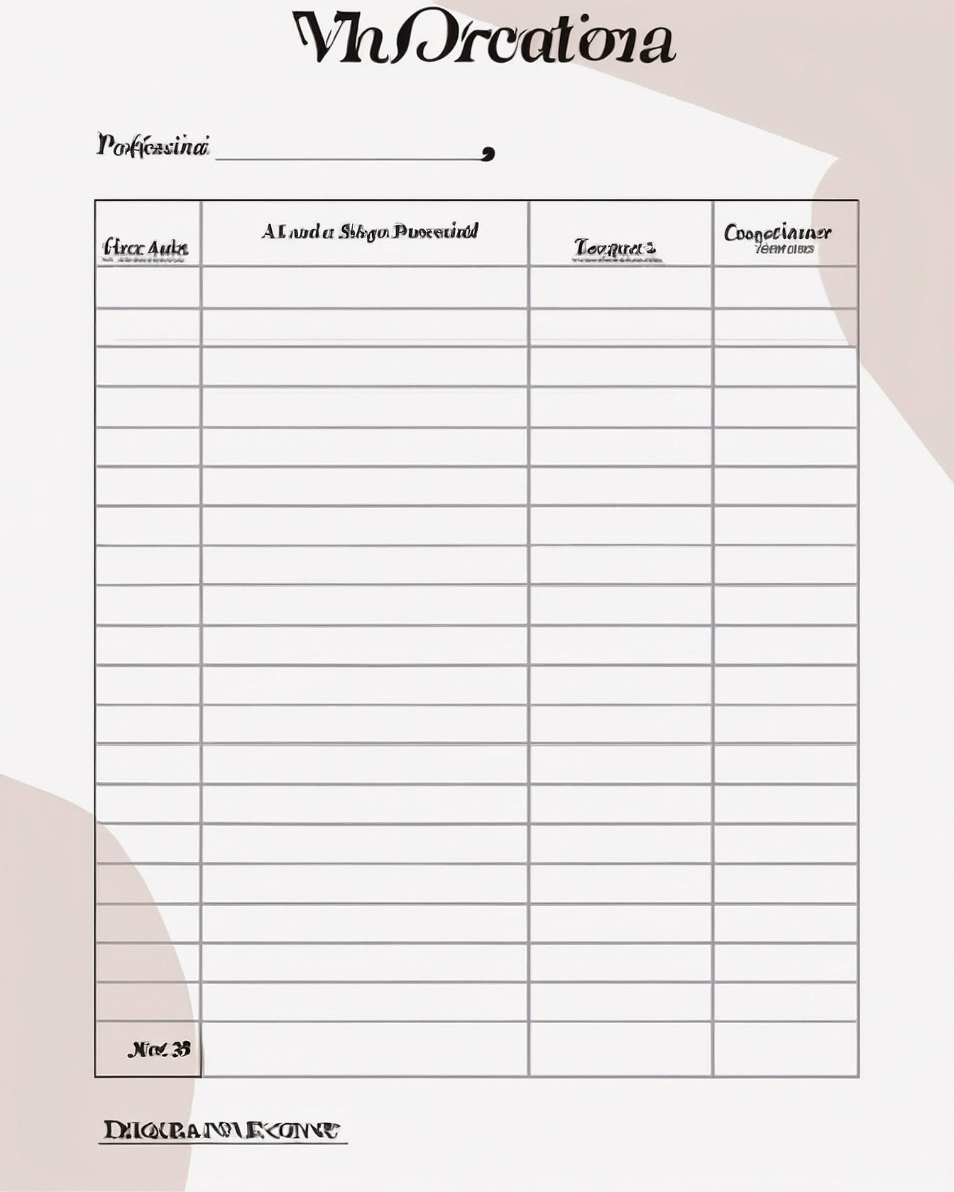 Crisp White Paper with Delicate Gray Grid Lines