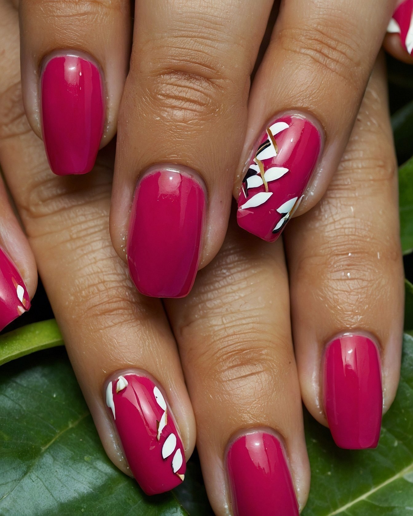 Close-up on Abstract Petal Design