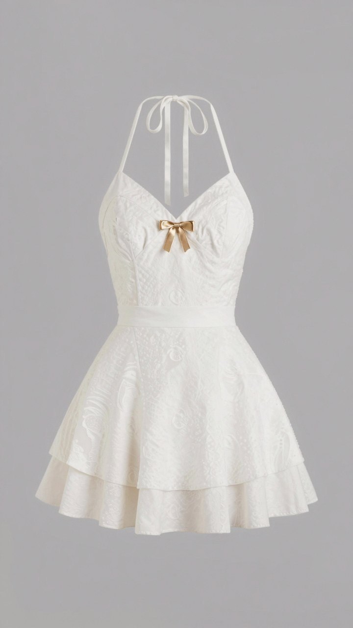 Choosing A White Bow Dress For A Seaside Day Trip