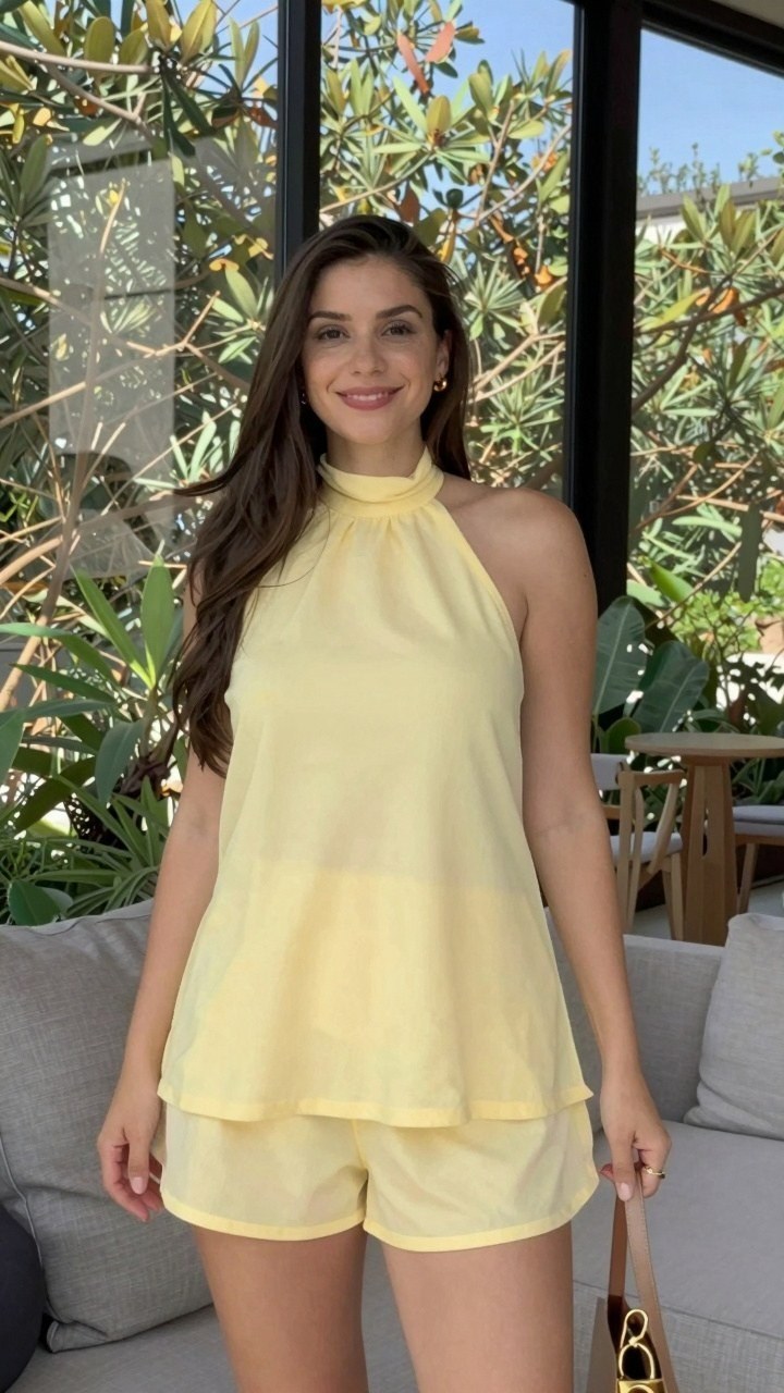 Selecting A Yellow Halter Neck Swim Romper For Sunny Days