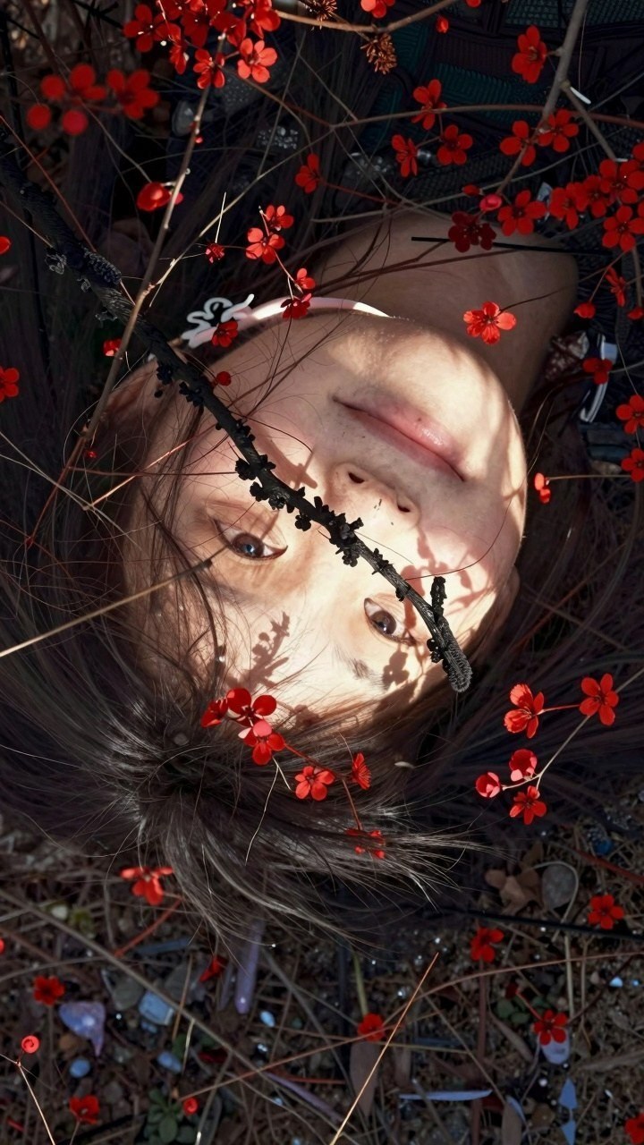 Selecting Dramatic Floral Geisha Art for Phone Screens
