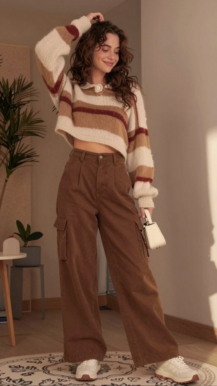 Choosing and Styling Striped Sweaters with Cargo Pants