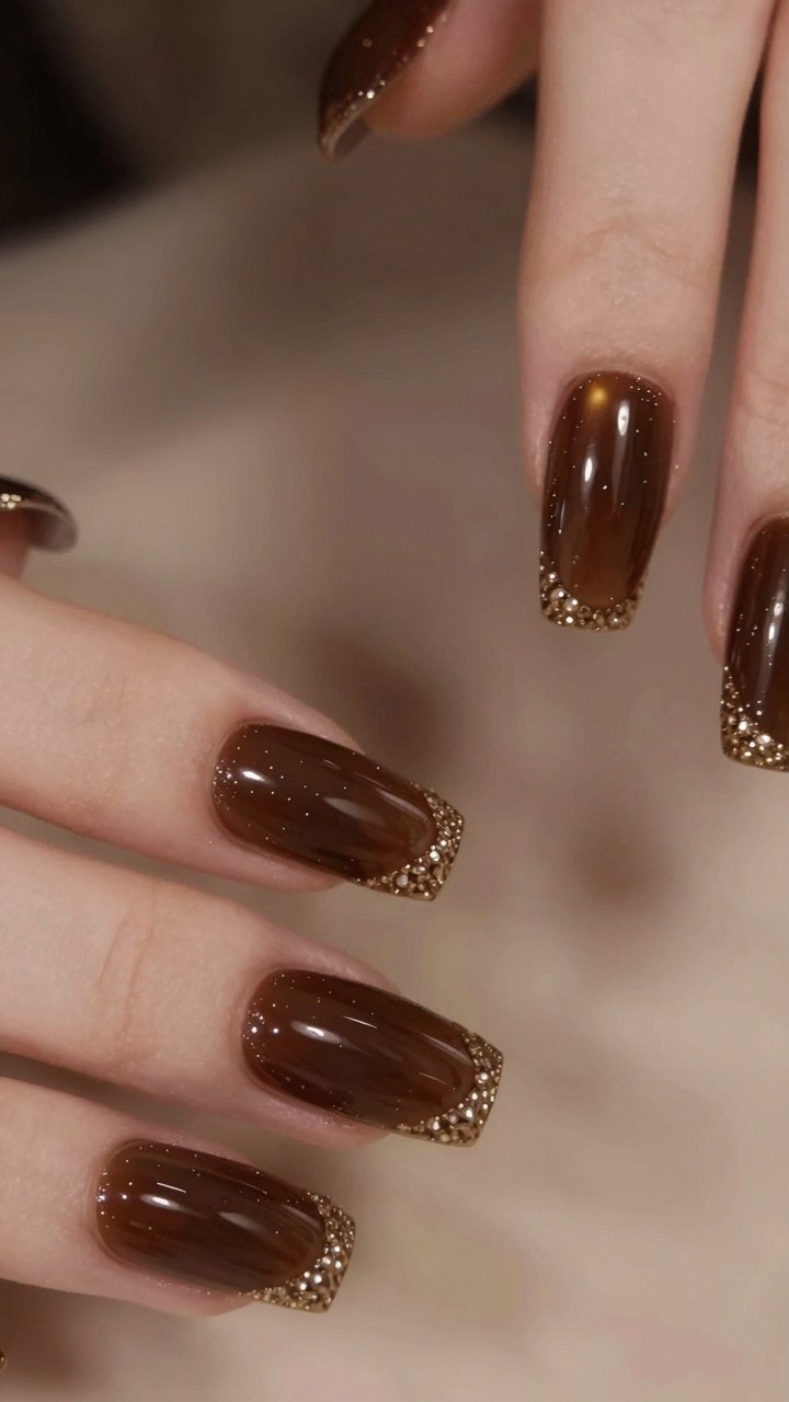 Choosing the Right French Tip with Rose Gold Accents