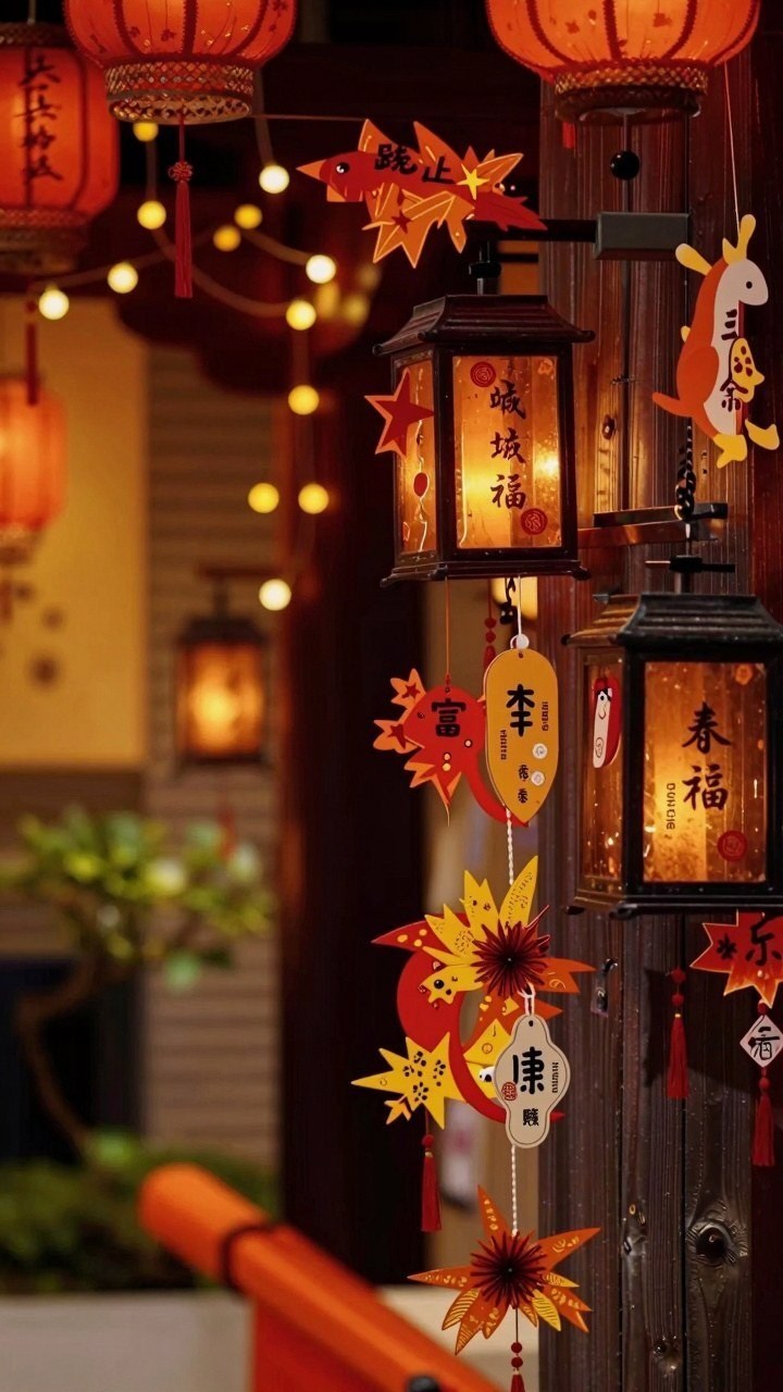 Choosing Vibrant Red Lantern Lockscreen Themes for December