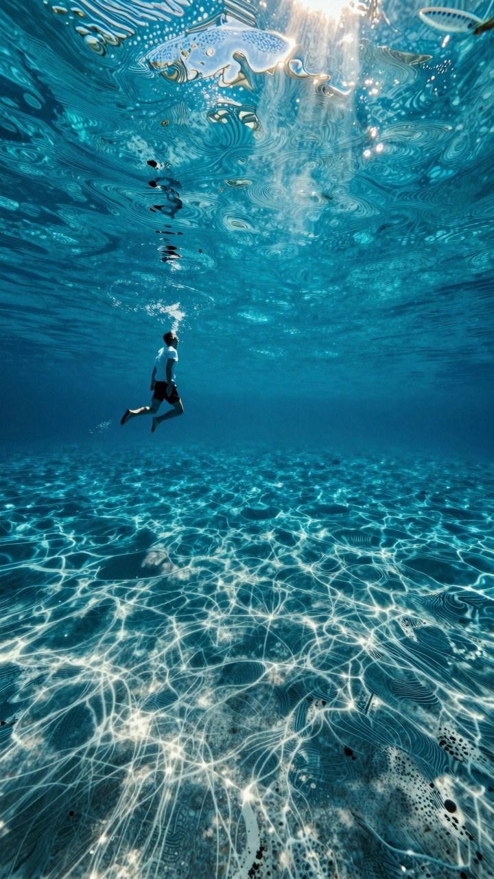 Choosing Ice Swimming Scenes for a Cool Winter Phone Wallpaper