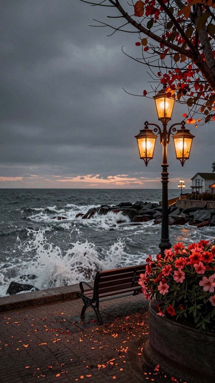 Selecting Cozily Lit Coastal Pathways for Autumn Screens