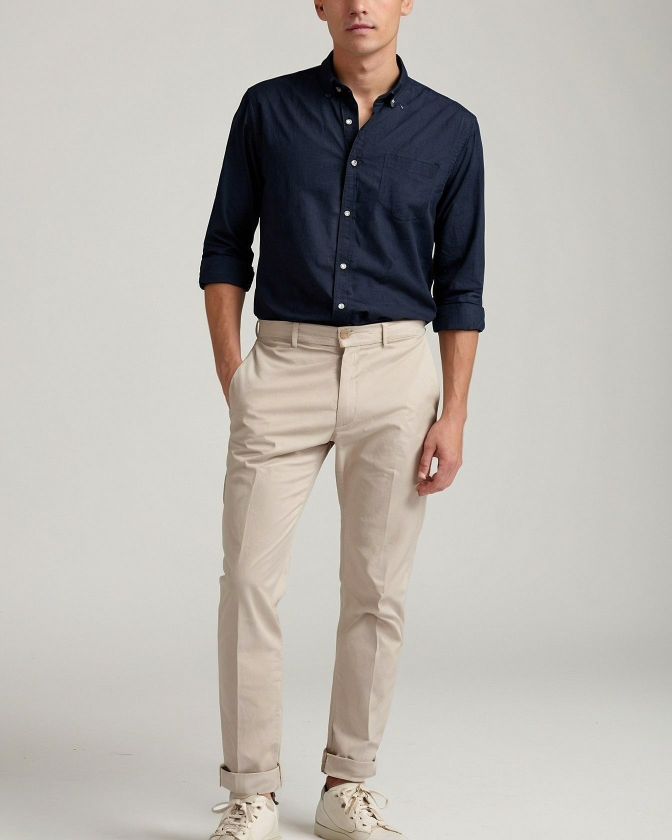 Navy and Sand Palette