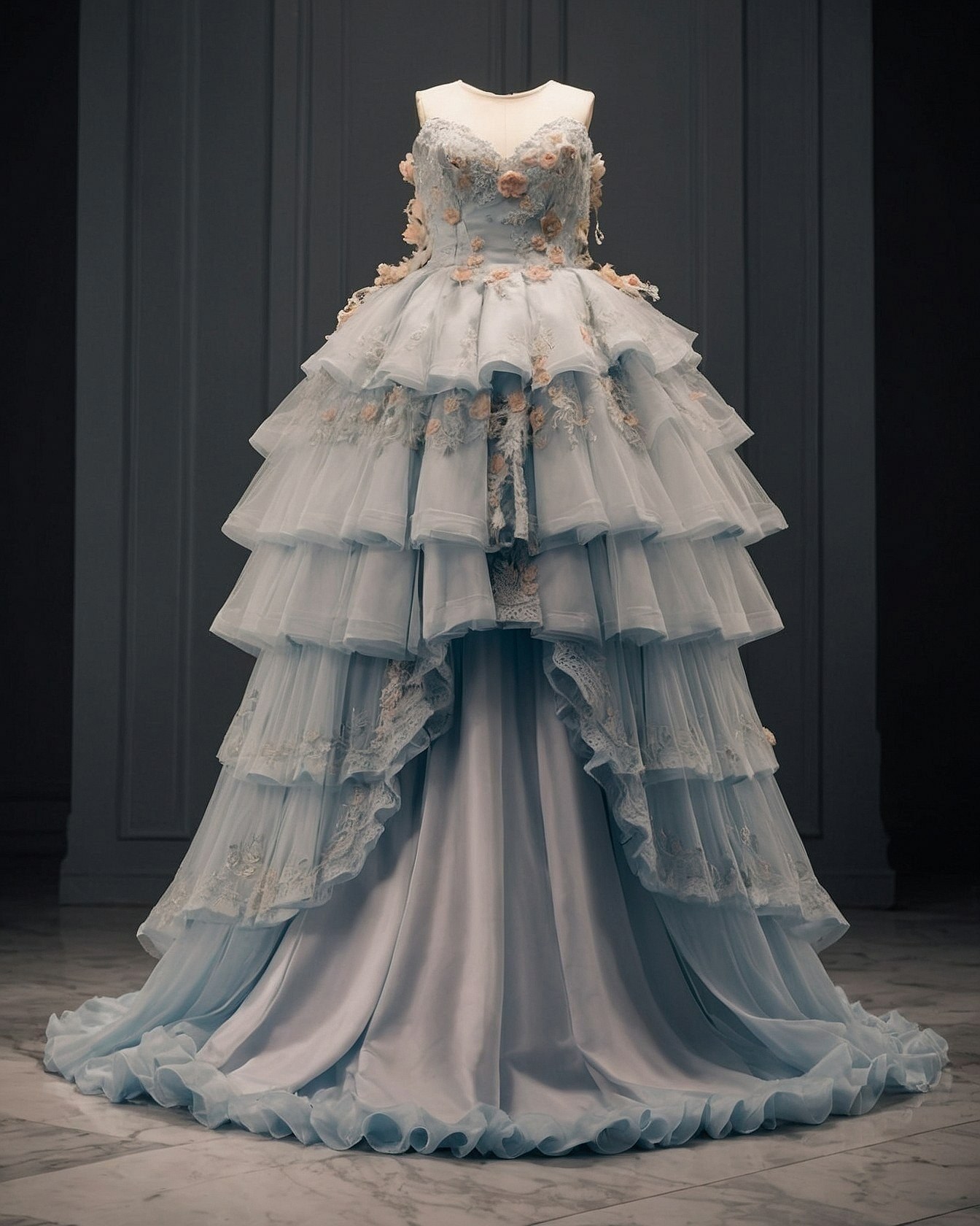 Soft Blush, Powder Blue, and Creamy White Palette