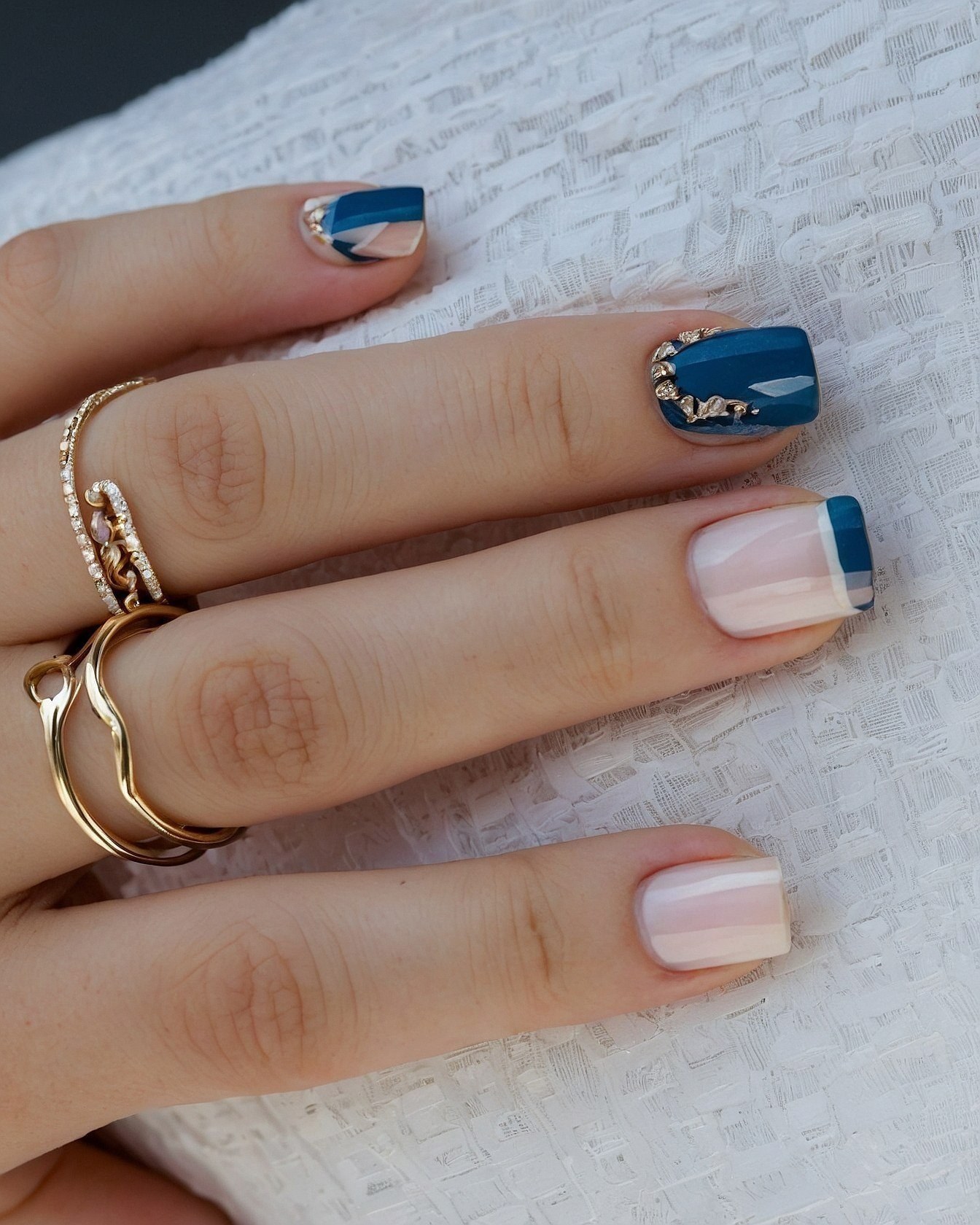 Subtle Peachy Nude and Warm Taupe Tones