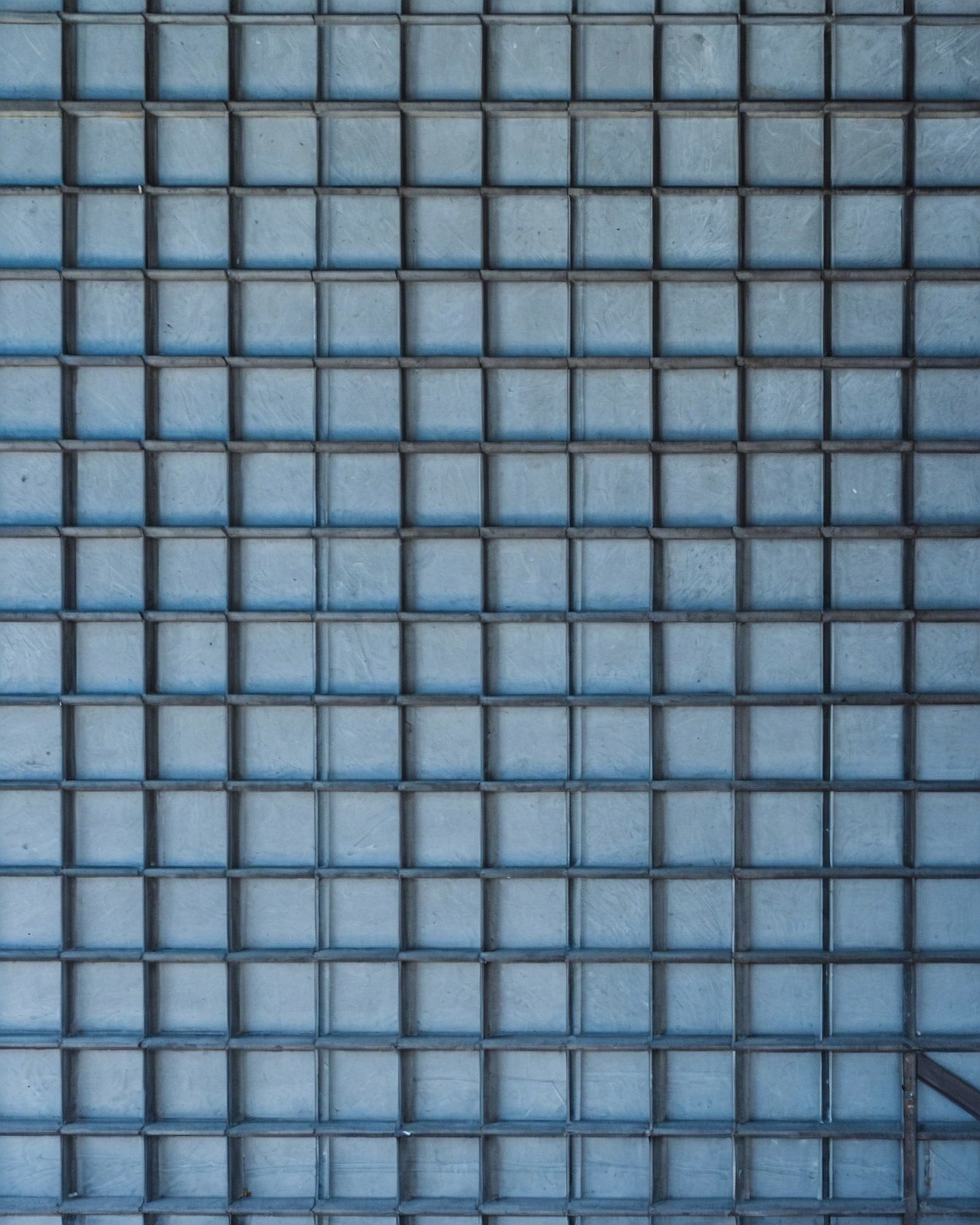 Shades of Slate Blue and Charcoal Grid Texture
