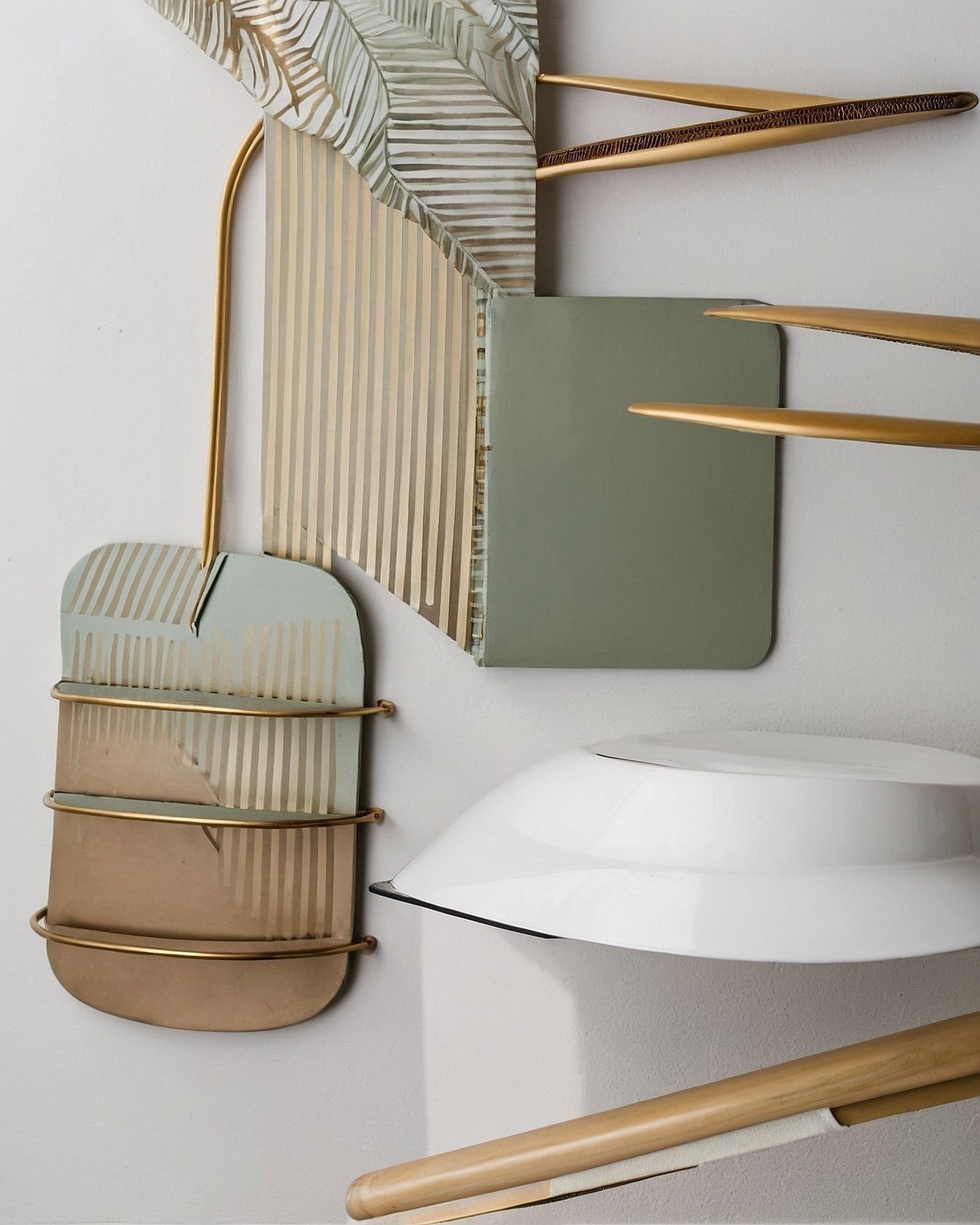Subtle Palette of Dusty Sage and Warm Taupe