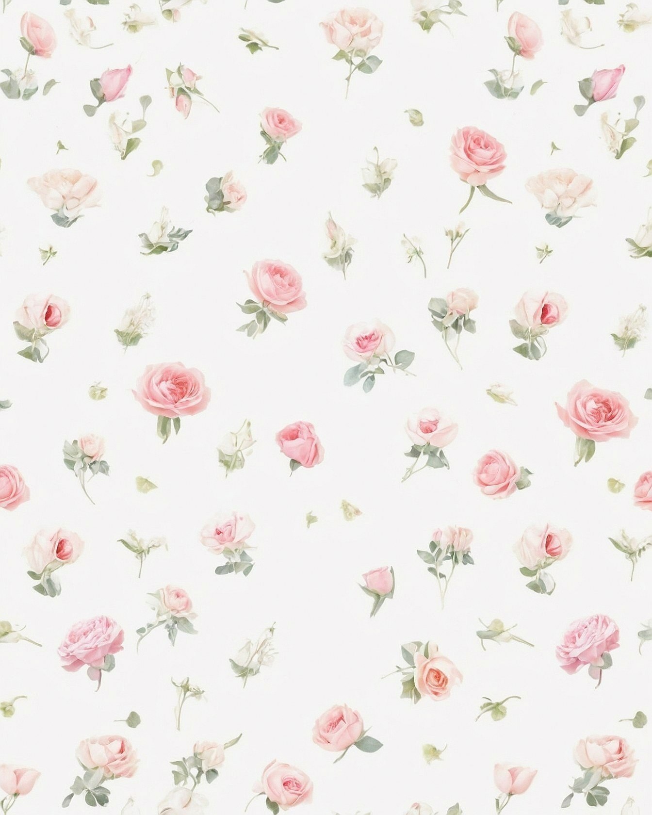 A delicate scattering of blush and rose bloom