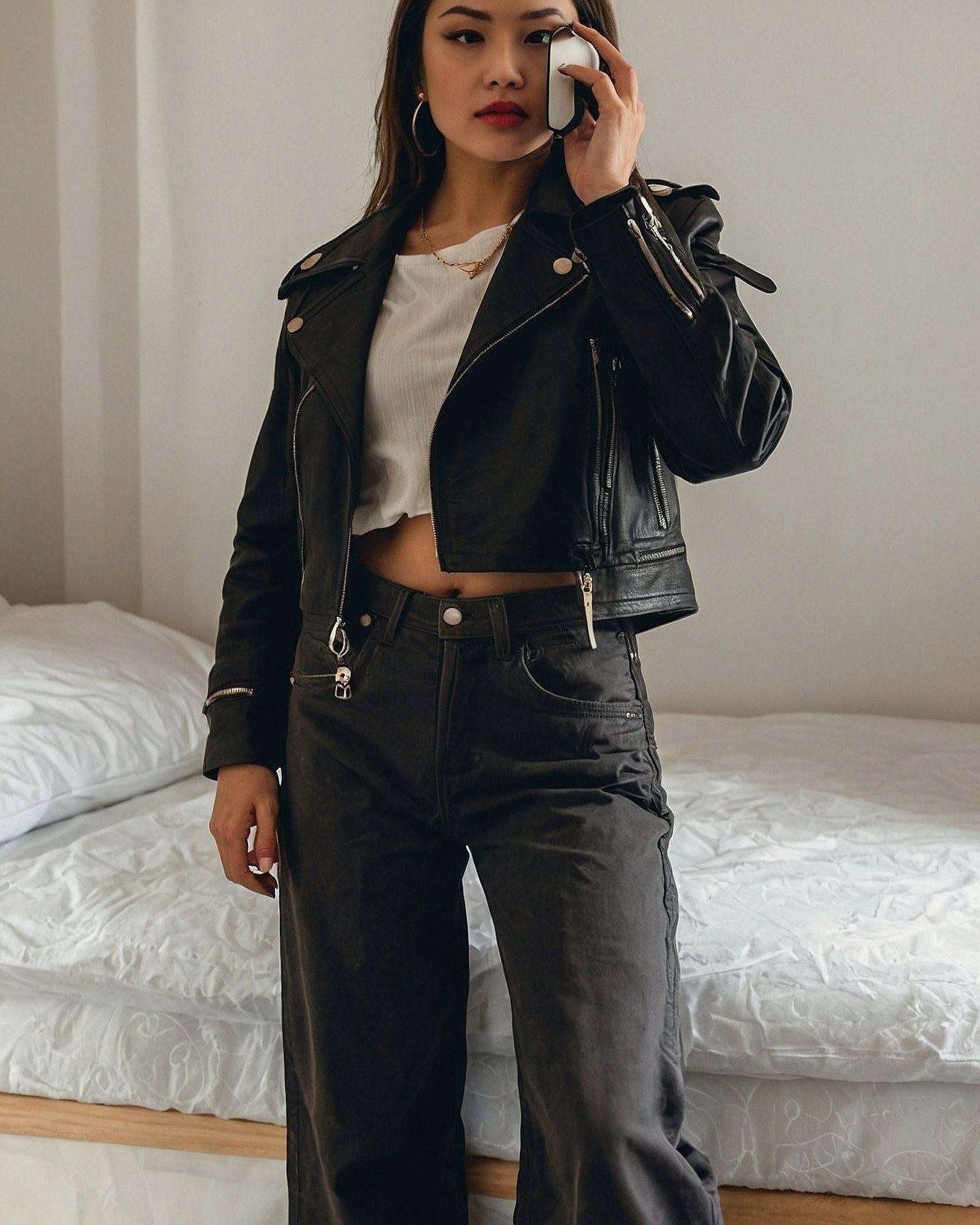 Dark Slate And Warm Ivory Palette