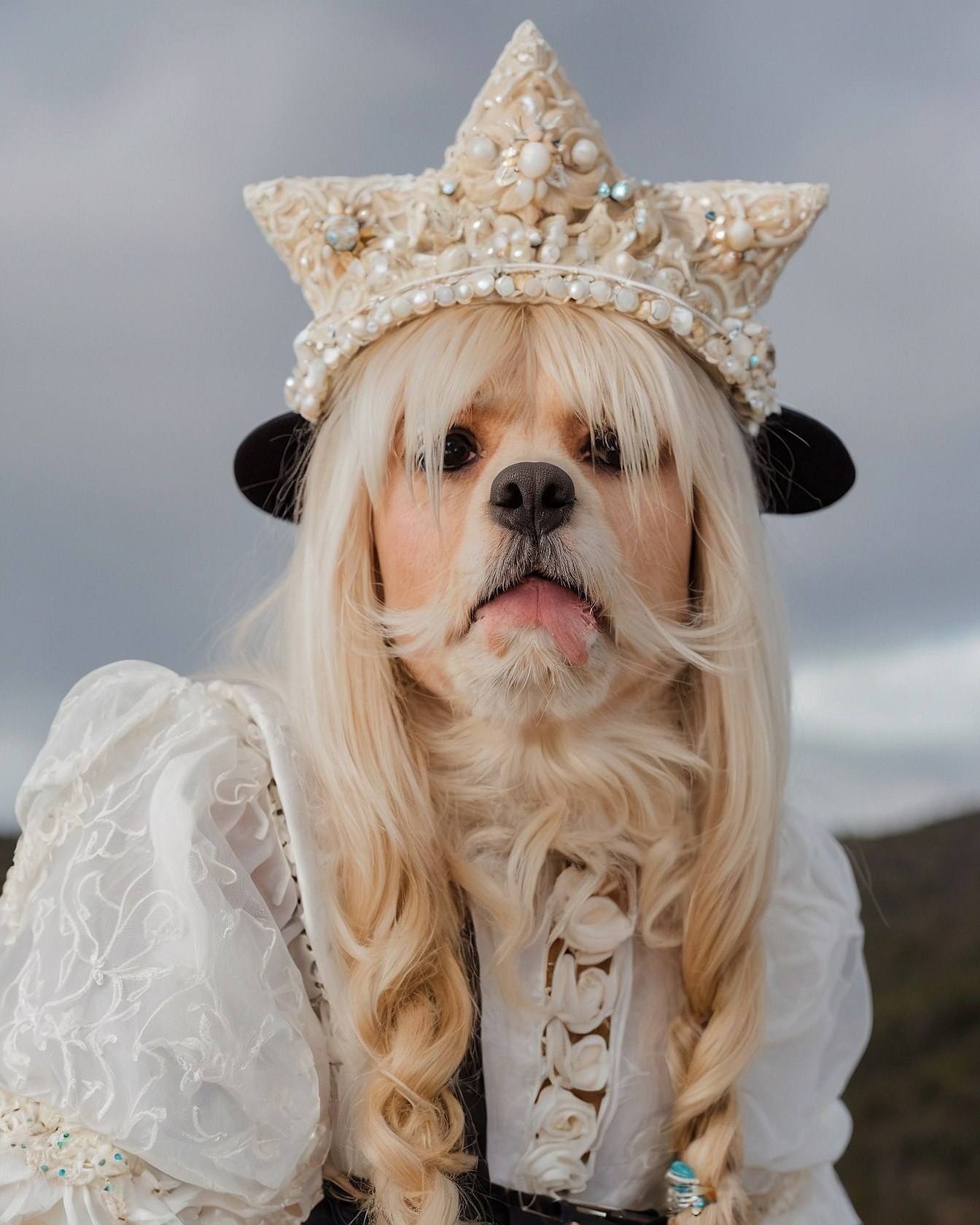 Regal Star Crown and Ivories Adorned