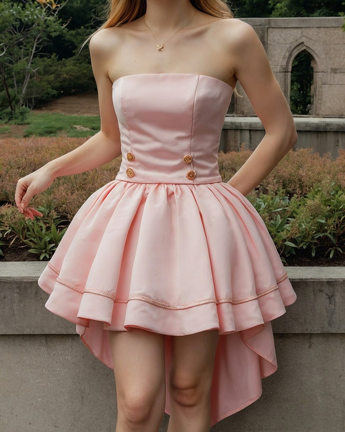 Soft Pink with Antique Brass Accents