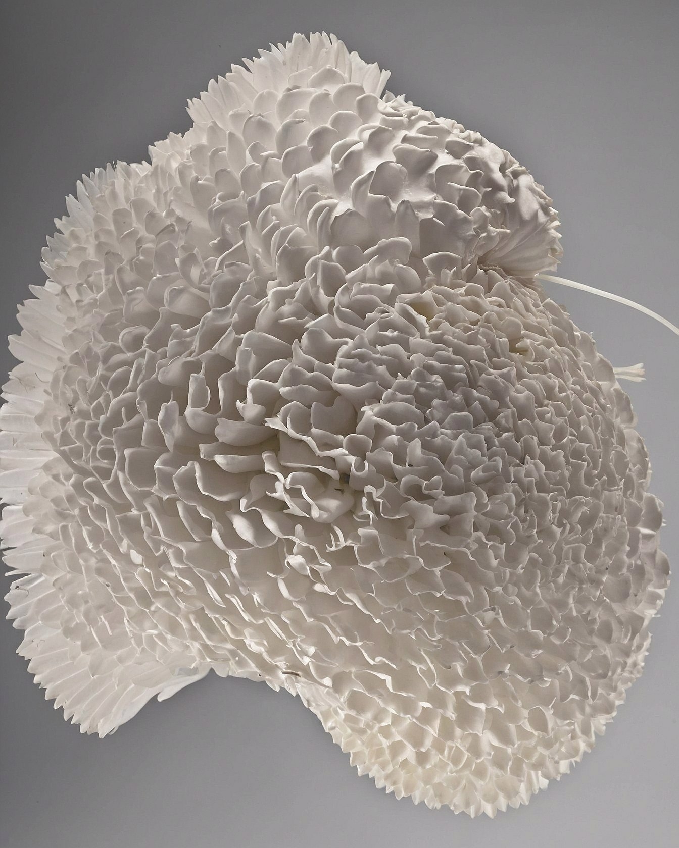A Sculptural Masterpiece in Off-White and Ivory