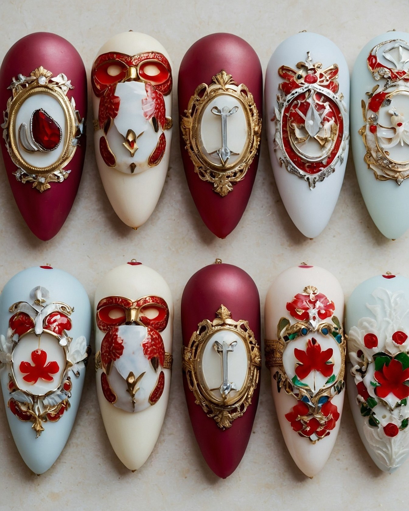 A Close Look at This Rich, Jewel-Toned Nail Collection