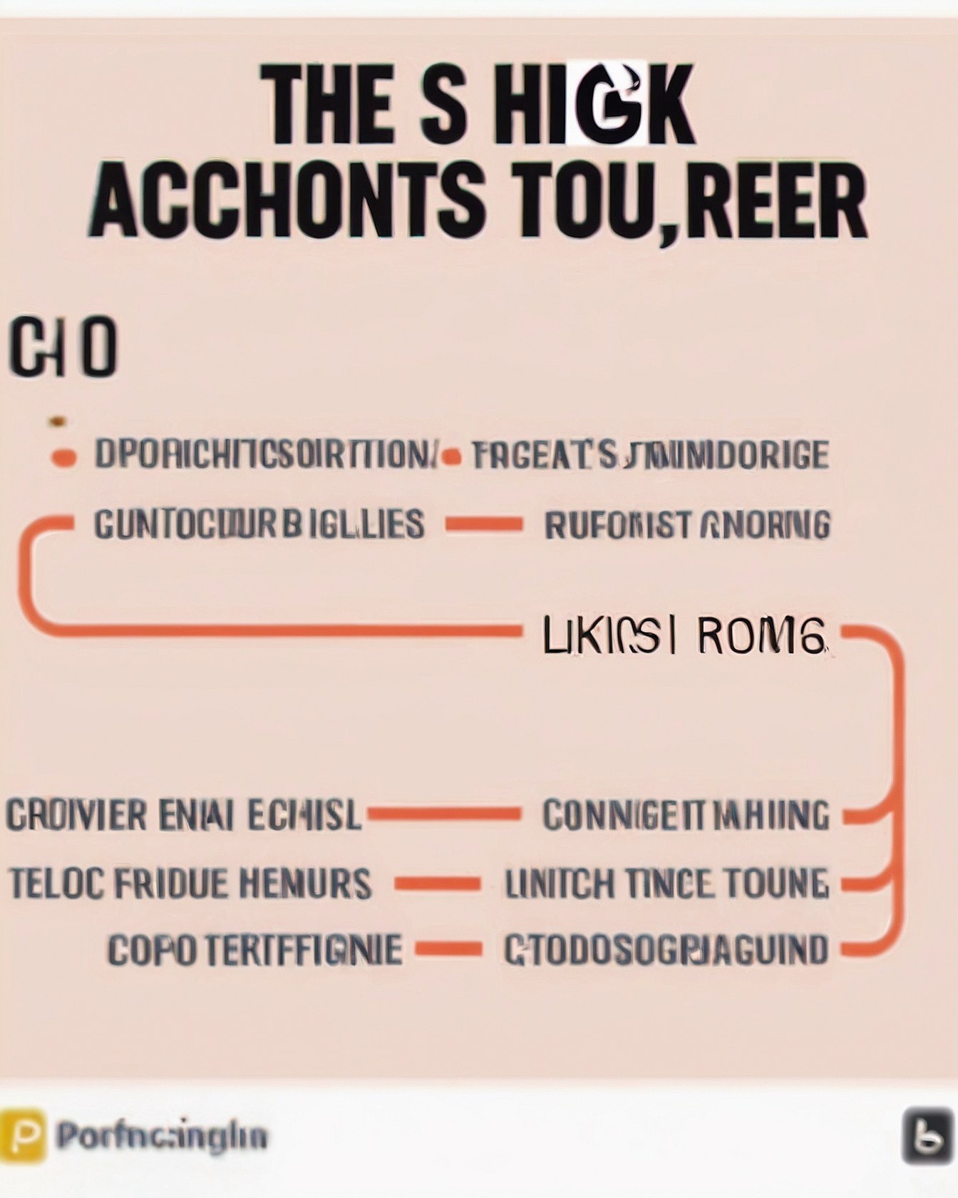 Bold Typography and Orange Accents