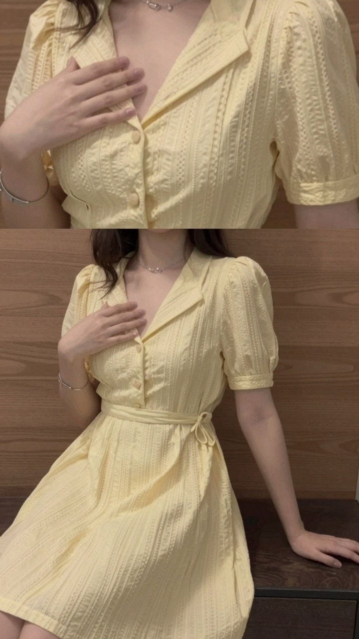 Caring for Your Textured Yellow Swim Cover Up