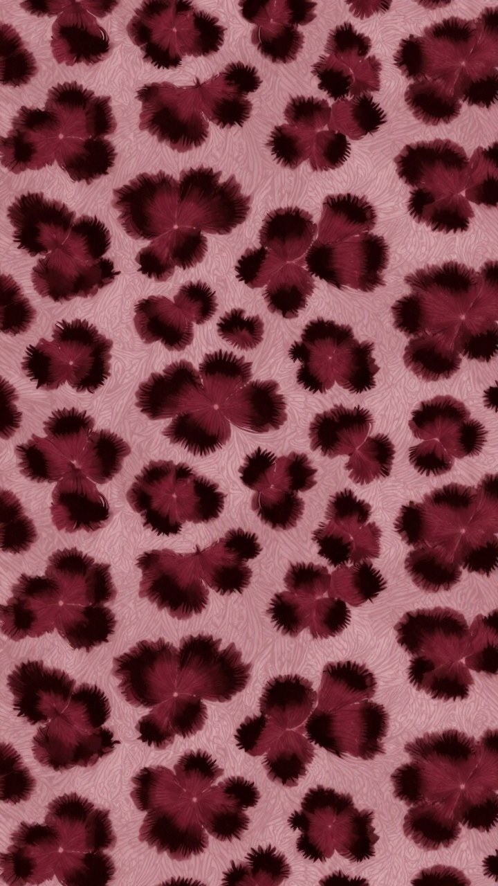 Styling Burgundy Animal Print Wallpapers for Fall Screens