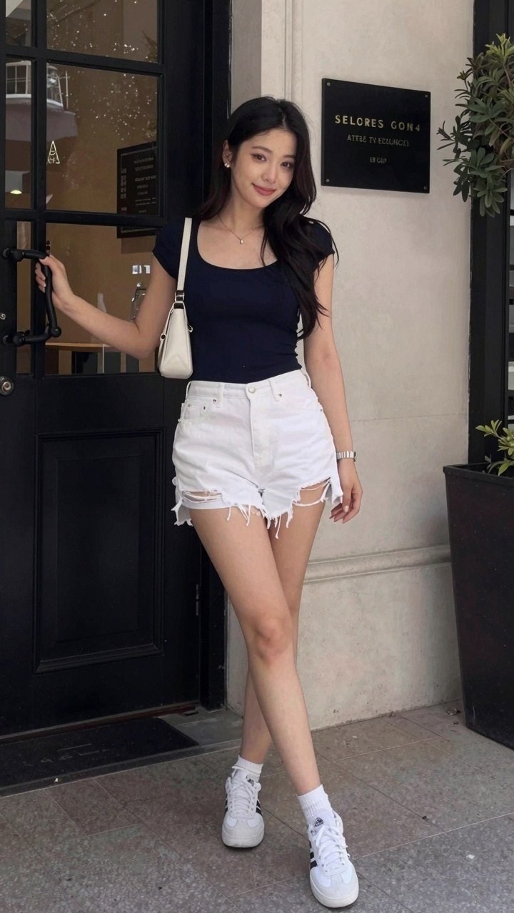 Keeping White Denim Shorts Fresh and Clean on Vacation