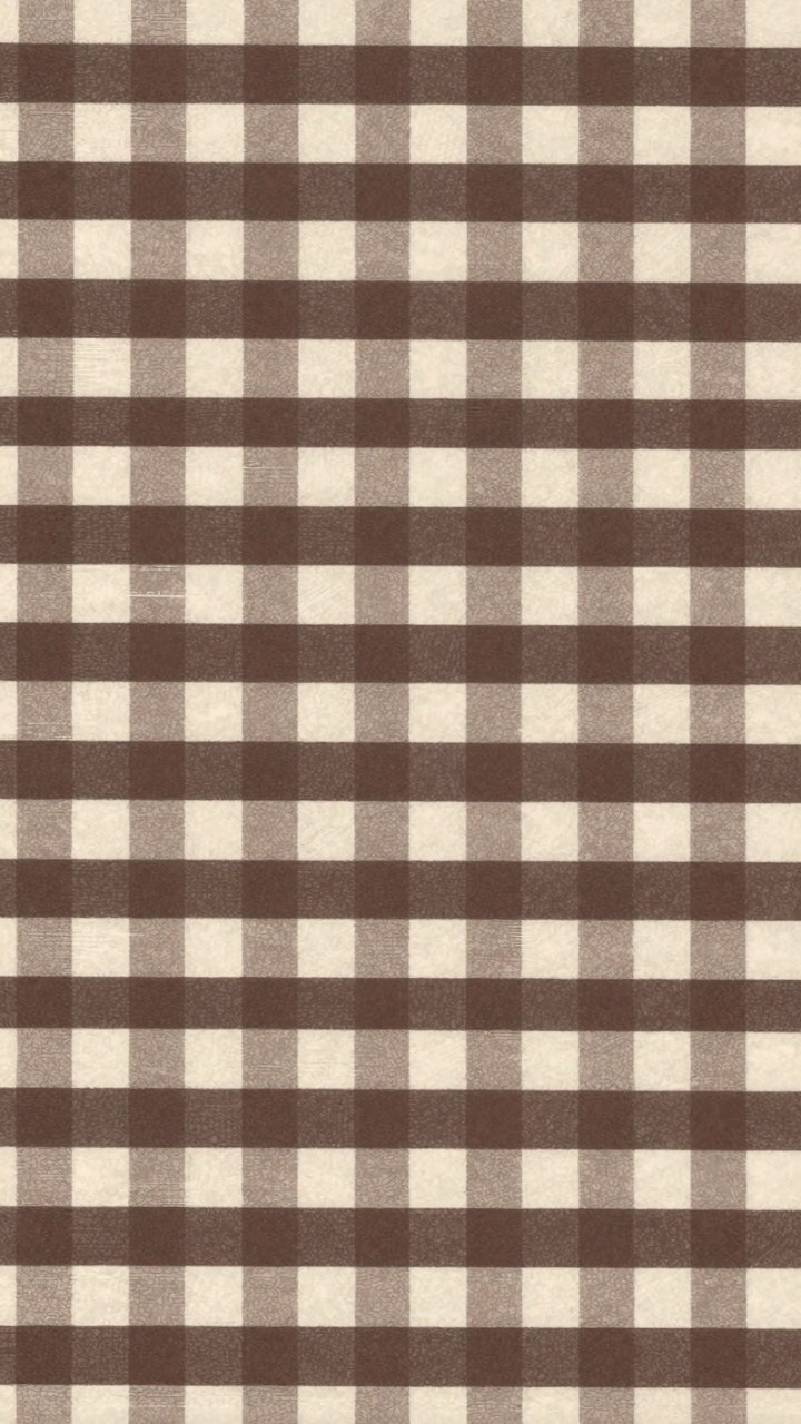 Styling Checkered Gingham Patterns for Autumn Phone Displays