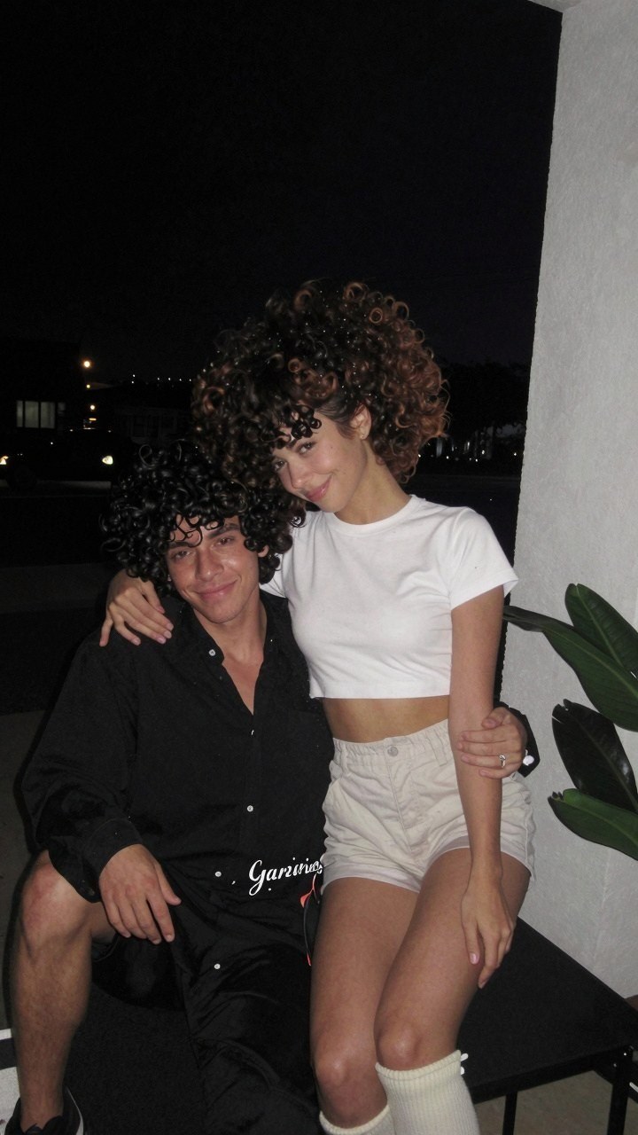 Keeping Curly Wigs Untangled During Couples Costume Photoshoots