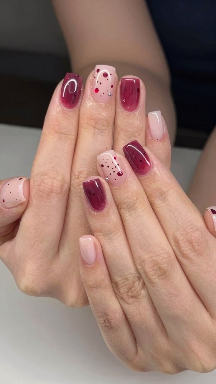Maintaining Retro Speckled Fall Nail Art At Home