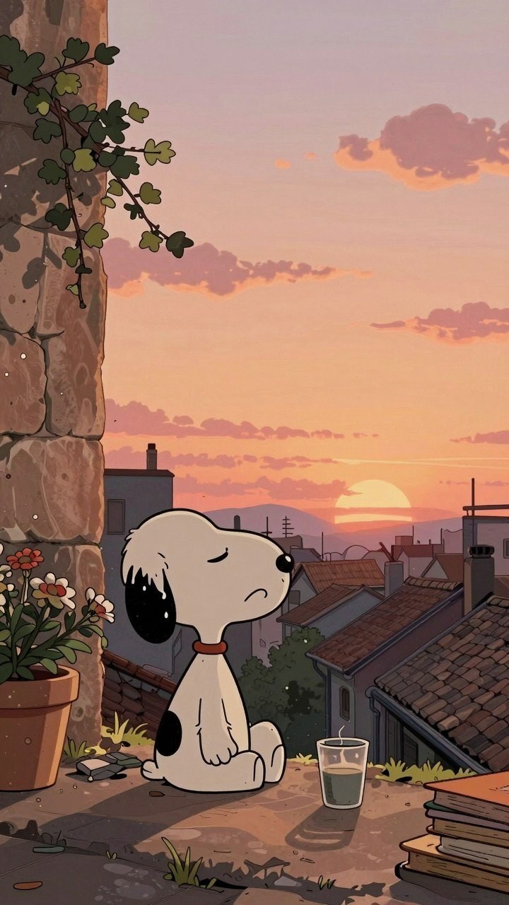 Adding Snoopy Cartoon Wallpapers for a Nostalgic Winter Vibe